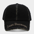Casual Leopard Trim Frayed Baseball Cap 8BK6HAT183L