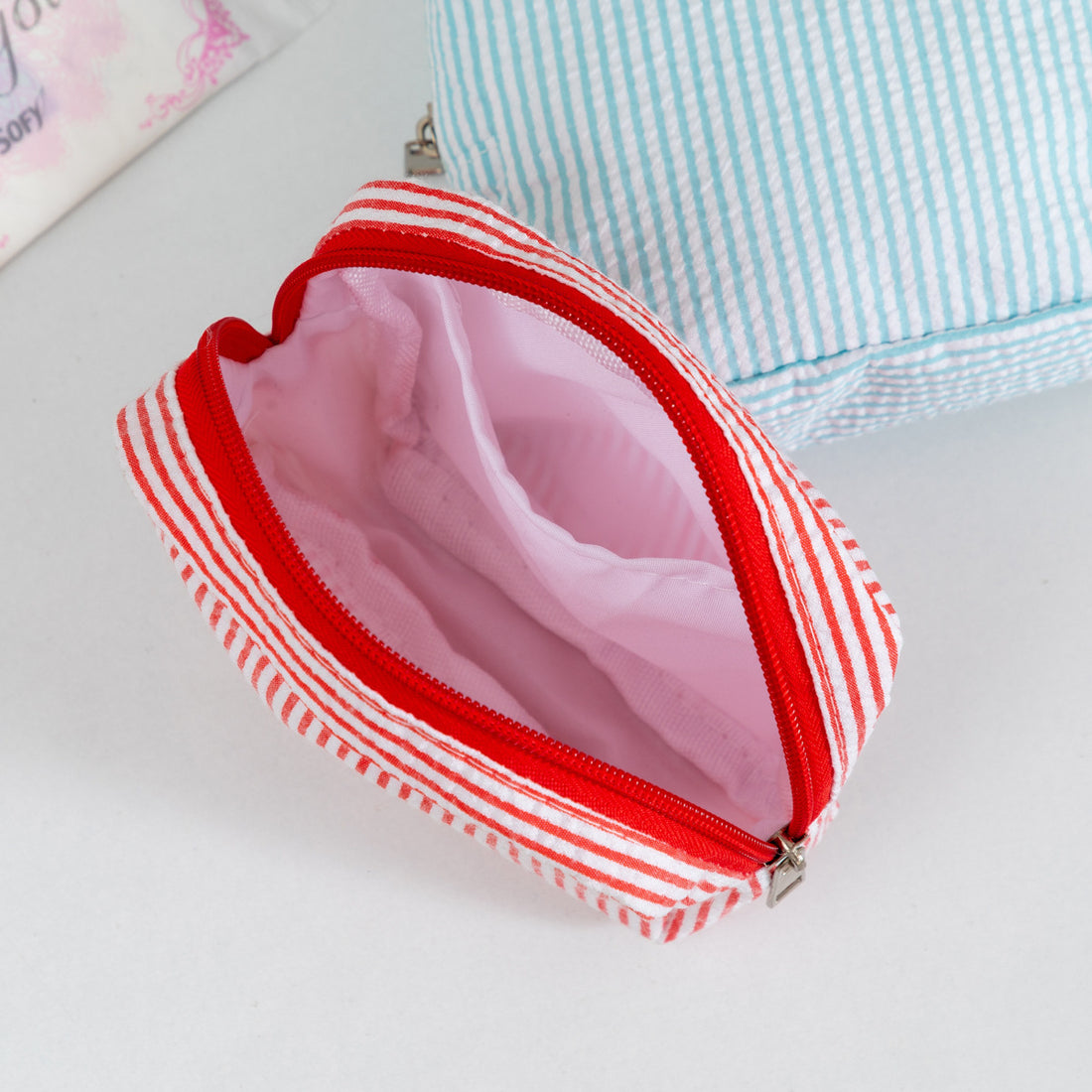 Striped Portable Storage Bag - DippedShop Wholesale - #9907