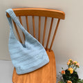 Solid Color Hollow Woven Shoulder Bag 6W10BBG1793