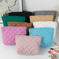Quilted Shell Cosmetic Bag - DippedShop Wholesale - #1347