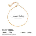 Gold Plated Pearl Bracelet - DippedShop Wholesale - #1859