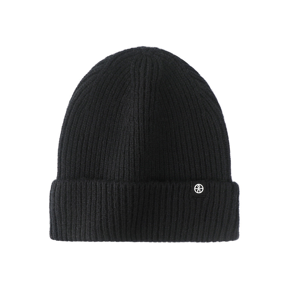 Casual Wool Blend Solid Color Knit Banie Hat 6W6HAT660