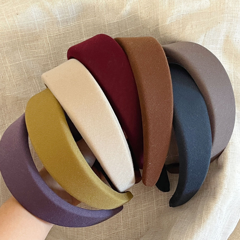 Soft Padded Wide Headband - DippedShop Wholesale - #5747