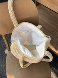 Large Woven Commuter Handbag - DippedShop Wholesale - #6099