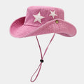 Denim Cowboy Star Foldable Safari Boonie Hat 8BK6HAT172T