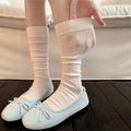 Mesh Slouchy Mid-Calf Socks - DippedShop Wholesale - #2691