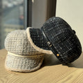Tweed Plaid Beret Hat - DippedShop Wholesale - #1283