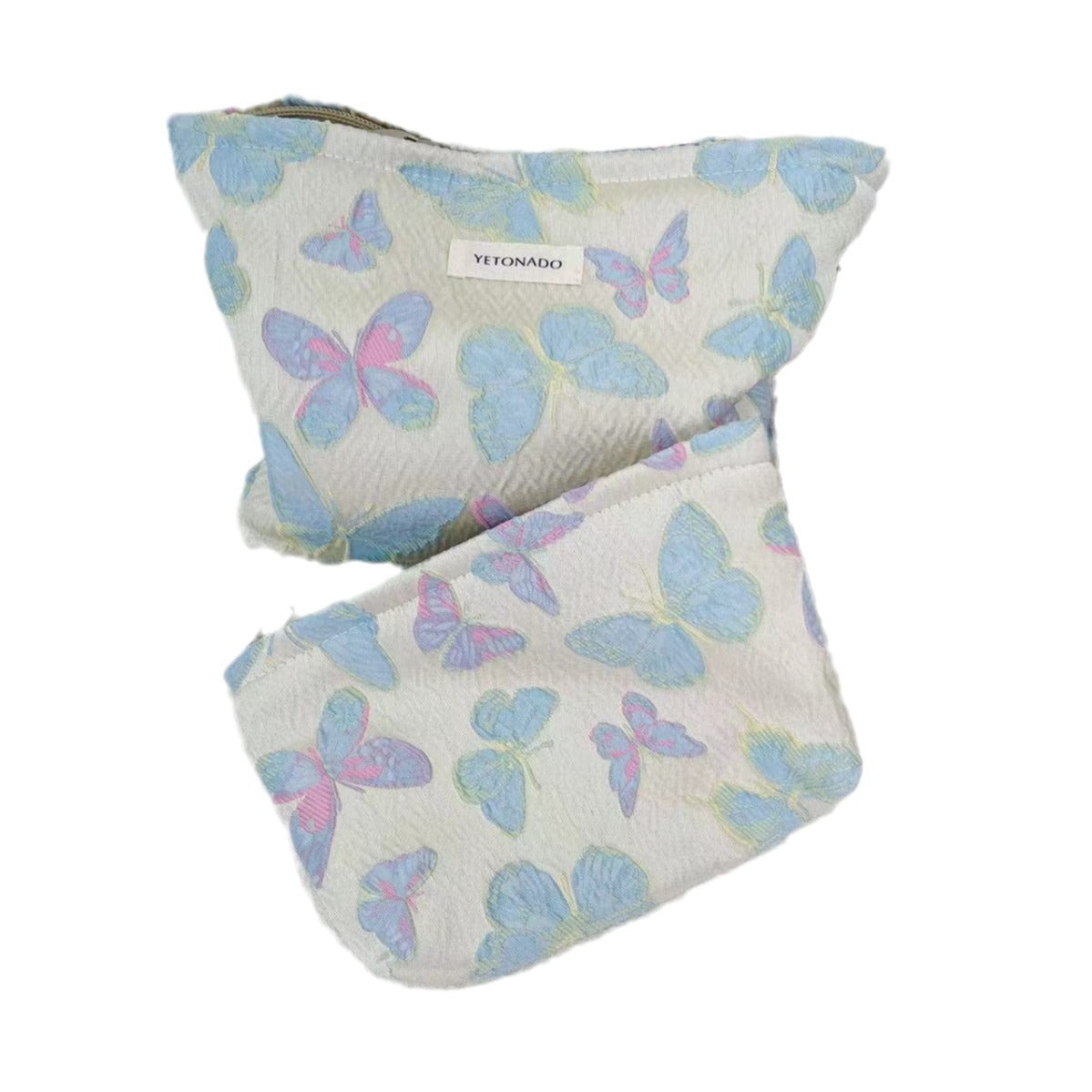 Butterfly Embossed Portable Travel Coametic Bag MK2BW6W10BOB405
