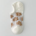 Floral Mesh Sheer Socks - DippedShop Wholesale - #3539