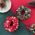 Christmas Tree Hair Scrunchies - DippedShop Wholesale - #7971