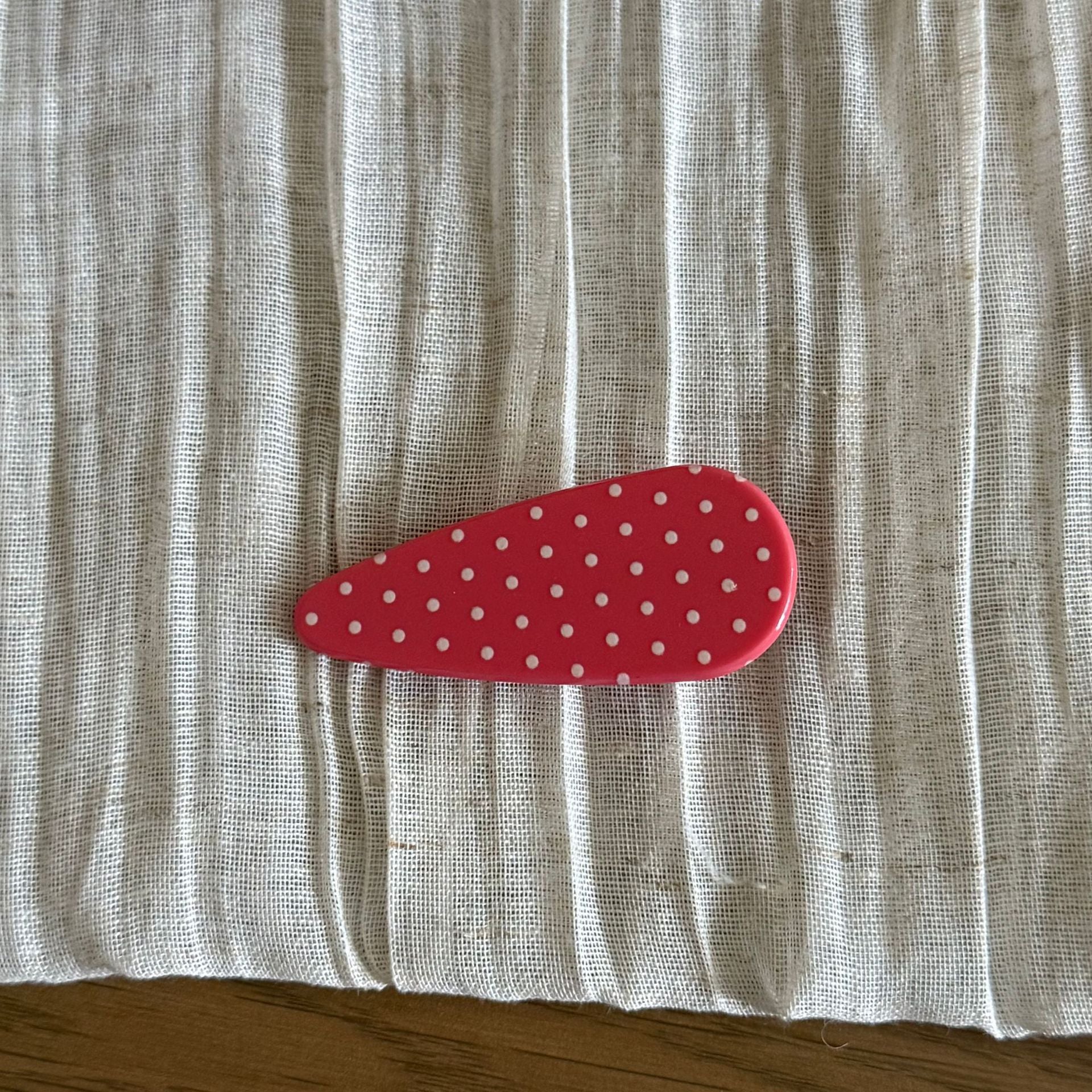 Cute Polka Dots Droplet Acetate Hair Clip 8AS6HCP362L