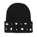 Rhinestone Knit Beanie - DippedShop Wholesale - #7875
