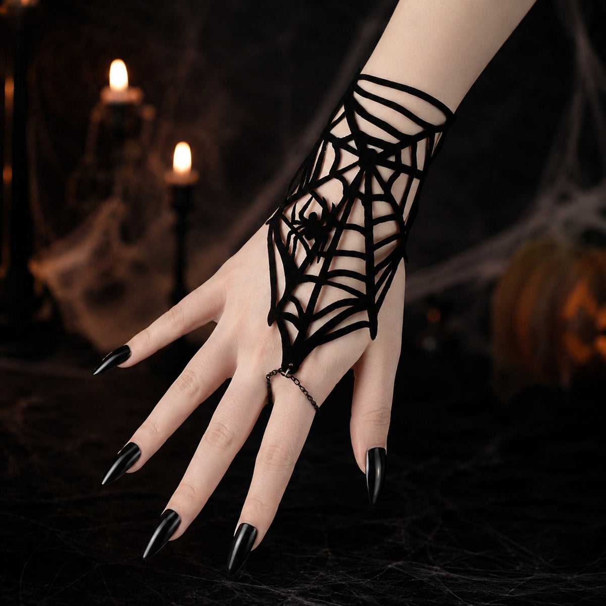 Halloween Spider Web Bracelet - DippedShop Wholesale - #3219