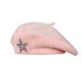 Rhinestone Star Knit Beret - DippedShop Wholesale - #1523