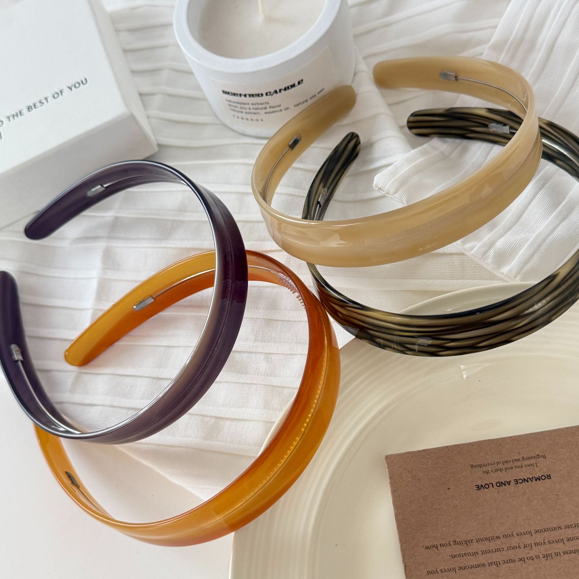 Vintage Acetate Teeth Headband - DippedShop Wholesale - #0931