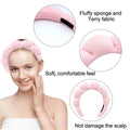 Solid Color Cloud Padded Sponge Spa Hairband 6W6HBD269