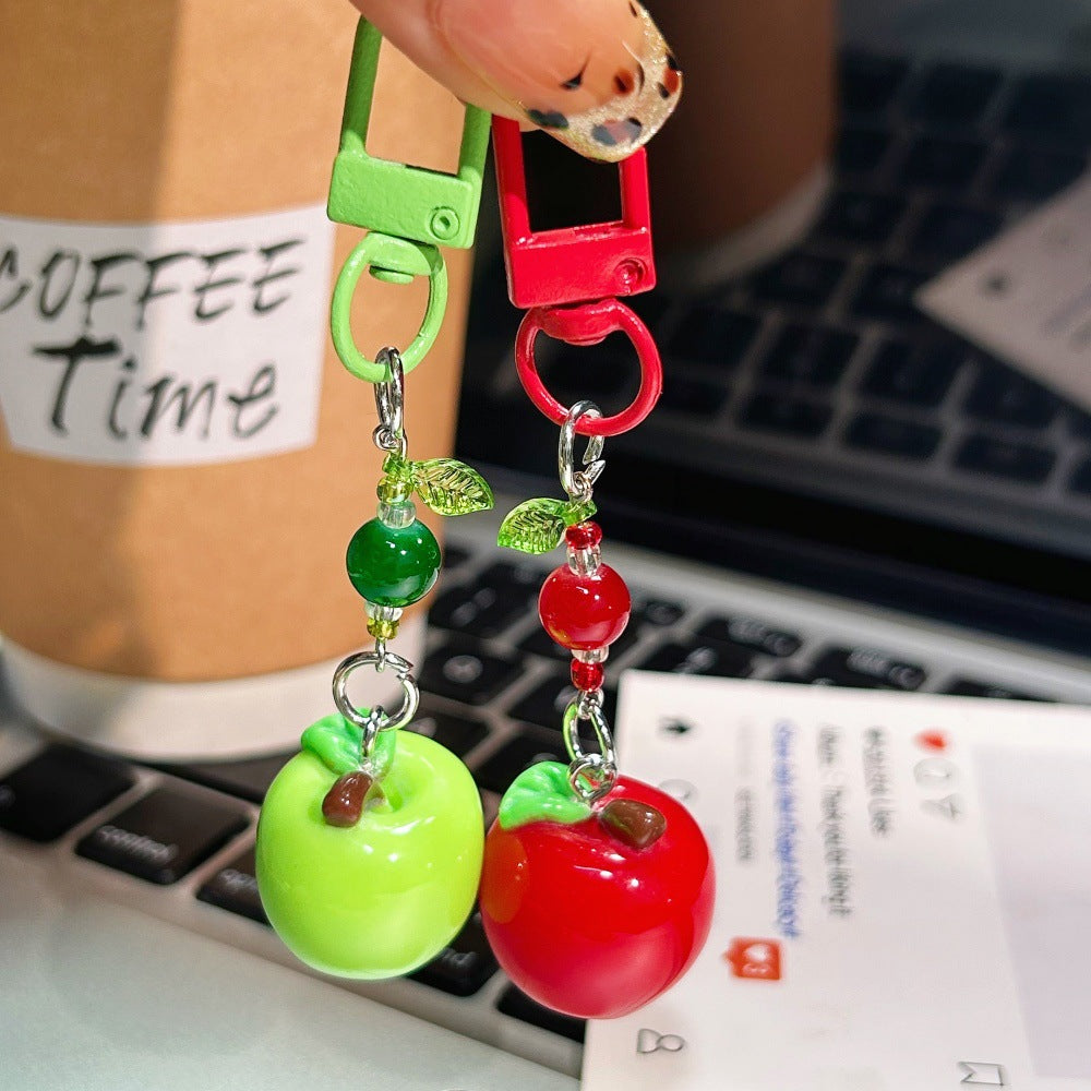 Stylish Apple Pendant Chain Bag Charm 6W10BBC674