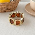 Stylish Irregular Resin Stackable Stretch Bracelet 6W6JBR583