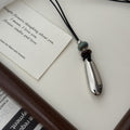 Natural Stones Metal Heart Pendant Necklace 6W6JNC687