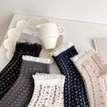 Lace Ruffle Ankle Socks - DippedShop Wholesale - #9587