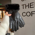 Fluffy Fur Cuff Gloves - DippedShop Wholesale - #0435
