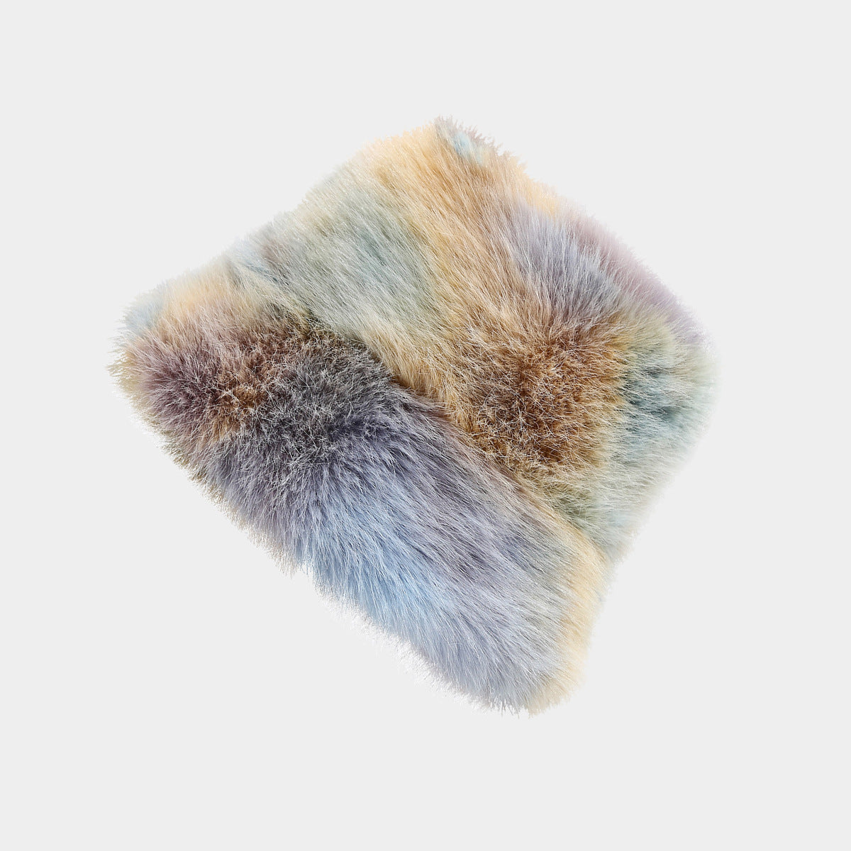 Vintage Fluffy Plush Thick Warm Bucket Hat 6W6HAT535