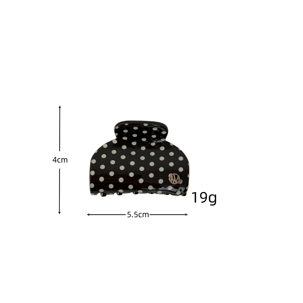 Stylish Polka Dots Strong Hold Hair Claw 6W6HCP1617