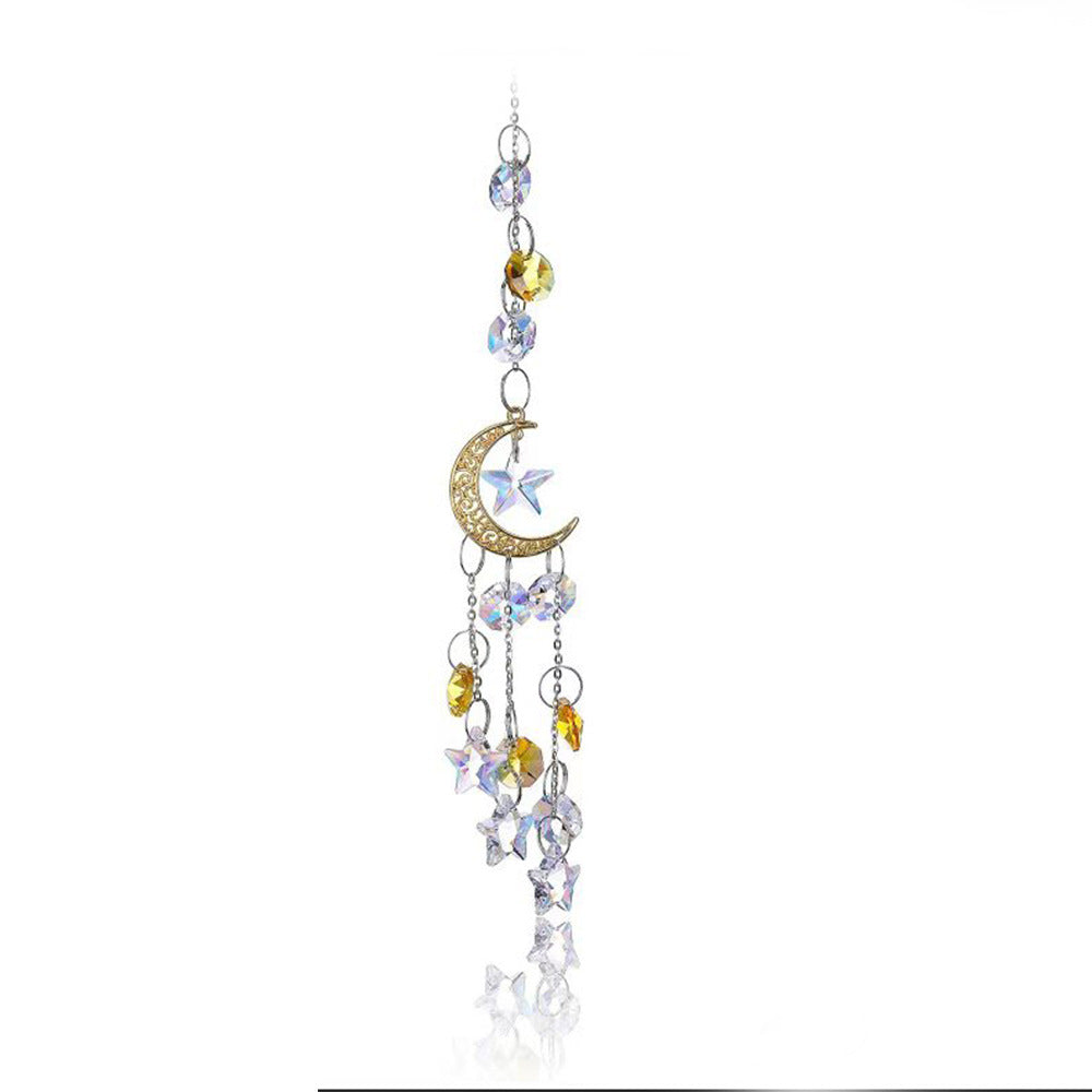 Star Moon Suncatcher Chain - DippedShop Wholesale - #7539