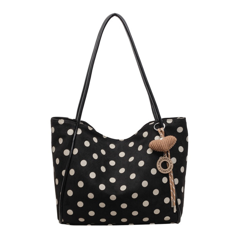 Trendy Polka Dot Large Capacity Tote Bag 6W10BBG1859