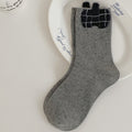 Cute Cartoon Pattern Soft Cotton Crew Socks 6W8FSO545