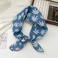 Flower Print Square Scarf - DippedShop Wholesale - #1427