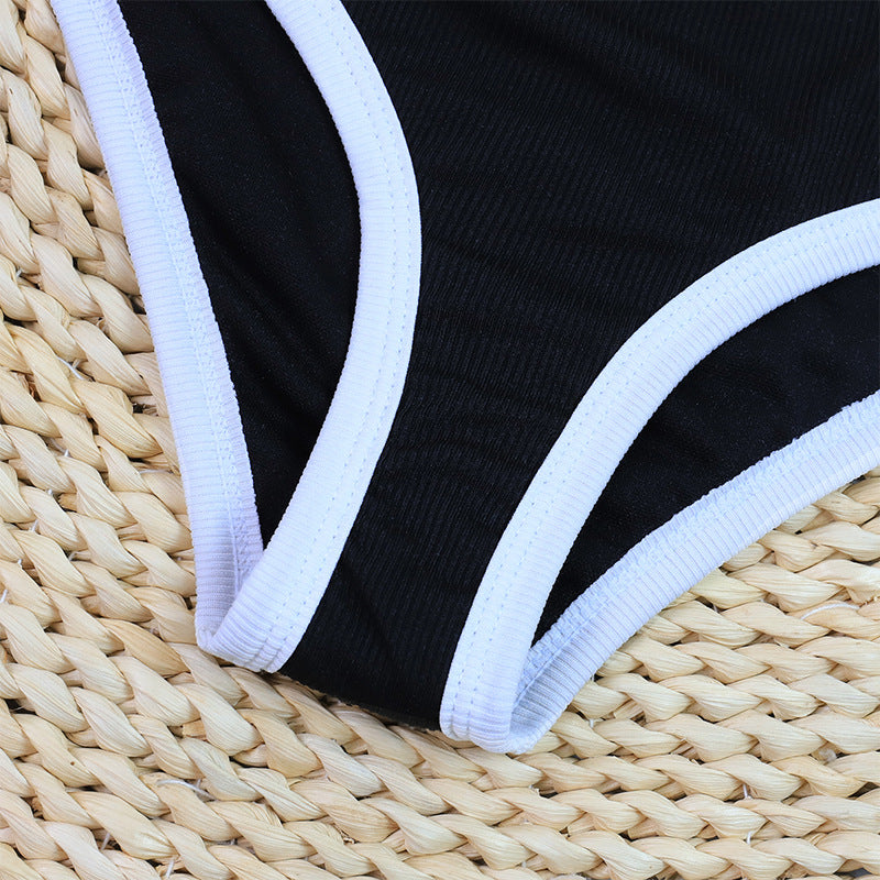 Color Block Sporty Bikini - DippedShop Wholesale - #9235