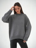 Solid Loose Sweater - DippedShop Wholesale - #7299