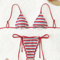 Sexy Striped Bikini Set - DippedShop Wholesale - #5107