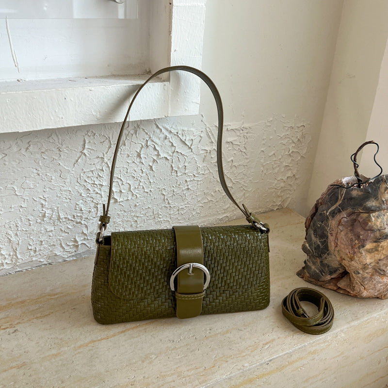 French Style Woven Underarm Shoulder Bag 6W10BBG1894