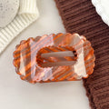 Textured Acetate Wave Edge Hair Claw Clip MK2PPM6W6HCP339