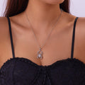 Simple Halloween Pumpkin Ghost Choker Necklace 6W6JNC613