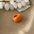 Trendy Dopamine Style Solid Color Chunky Ring 8ZA6JRG119T