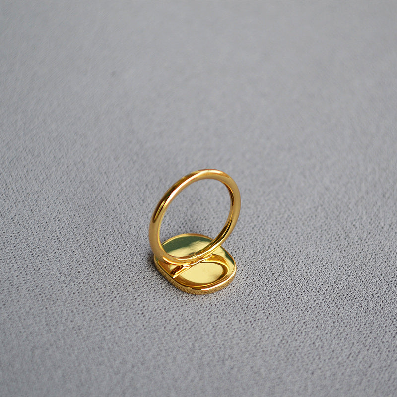Coconut Tree Enamel Ring - DippedShop Wholesale - #7859