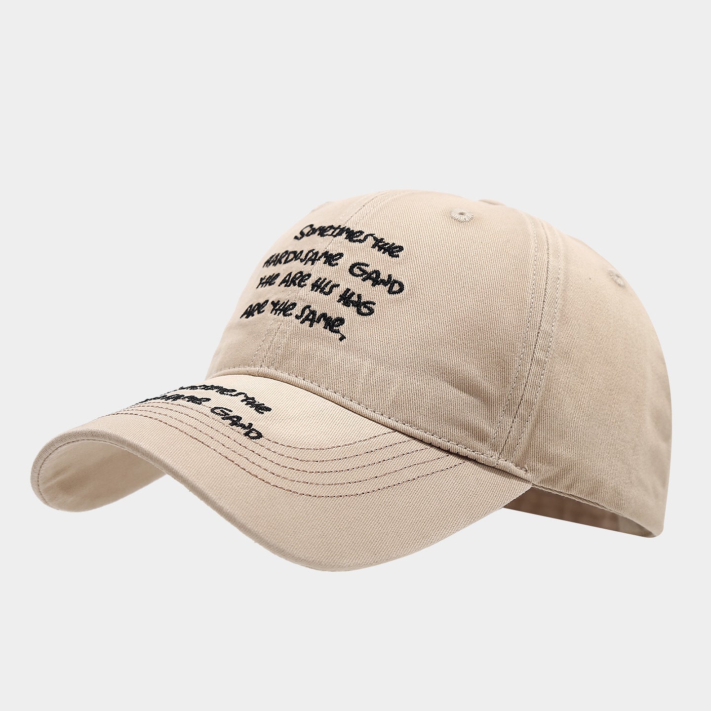 Stylish Letter Embroidery Adjustable Baseball Cap 8BK6HAT185L
