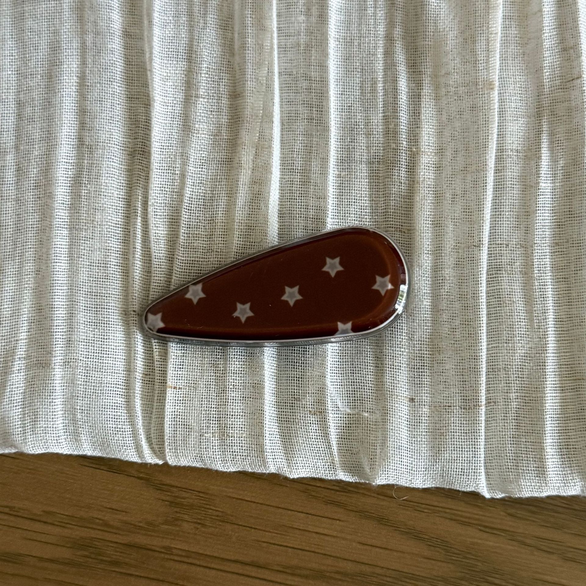 Cute Polka Dots Droplet Acetate Hair Clip 8AS6HCP362L