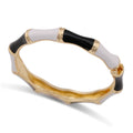 Trendy Wide Enamel Bangle - DippedShop Wholesale - #6147