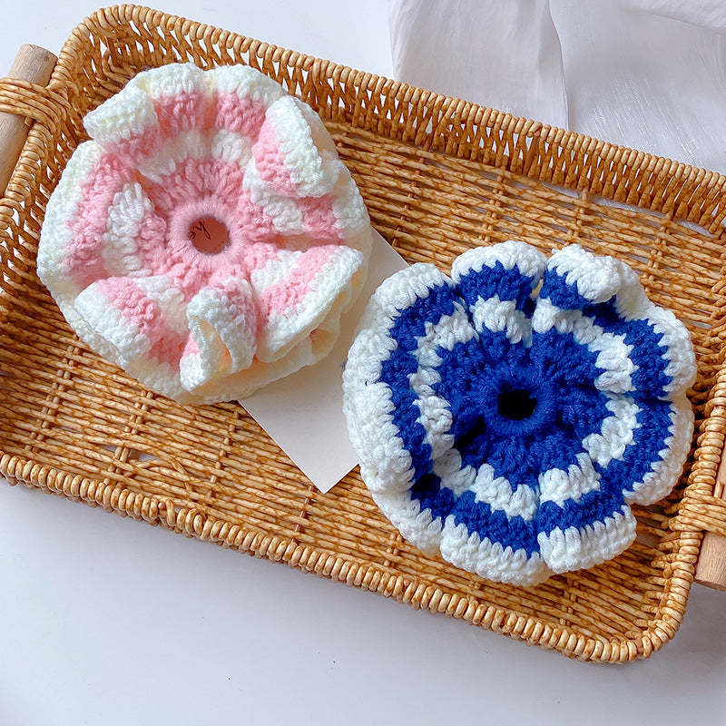 Cute Handmade Crochet Scrunchies Hair Tie DP25F949
