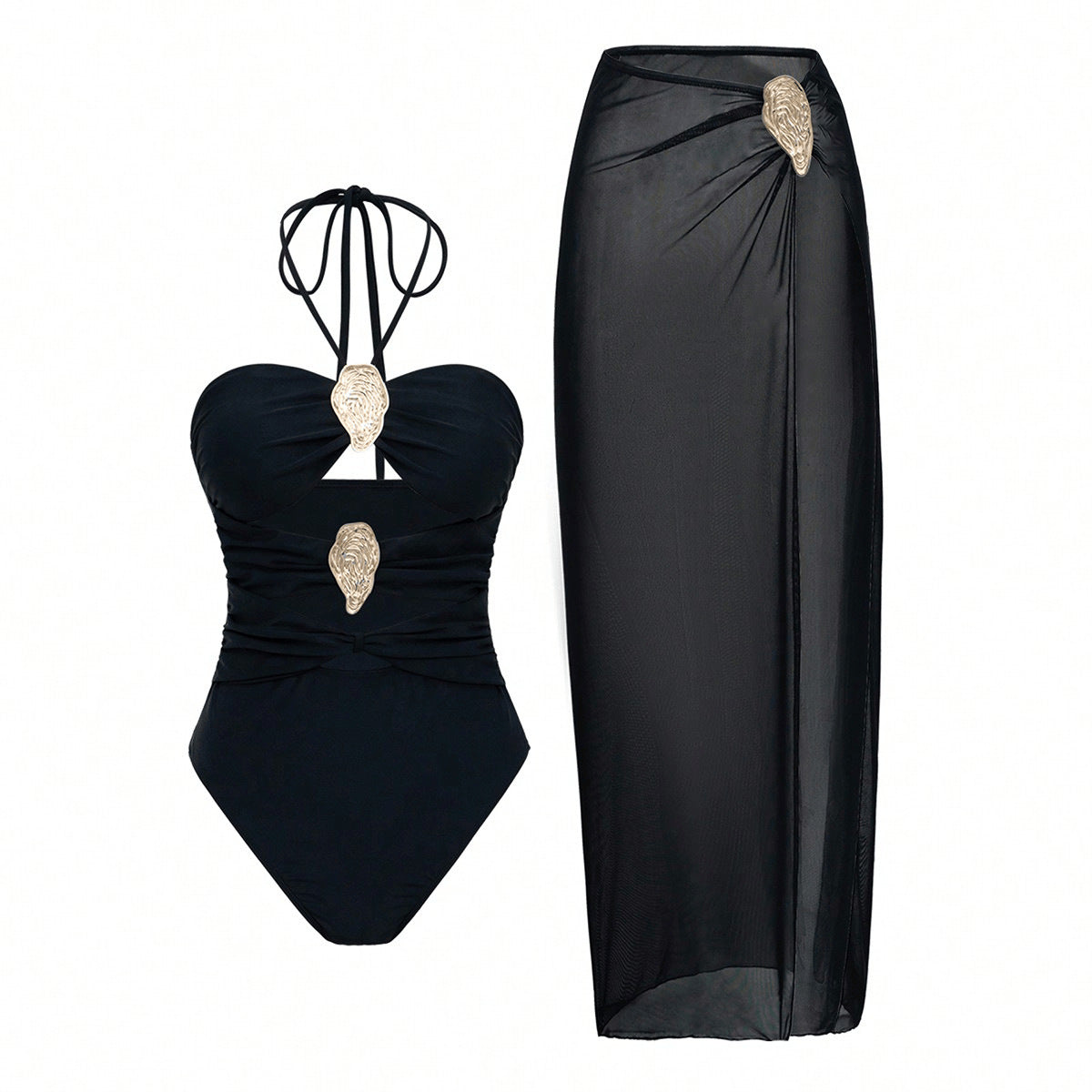 Sexy One Piece Swimsuit Set - DippedShop Wholesale - #3683