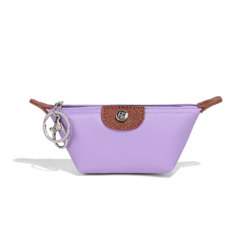 Simple Solid Color Mylon Mini Coin Purse 6S10BWB105