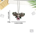 Cute Cartoon Rhinestones Horse Pendant Bag Charm 6W10BBC803