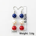 Retro Butterfly Pendant Rhinestones Hook Earring 8ZA6JER194L