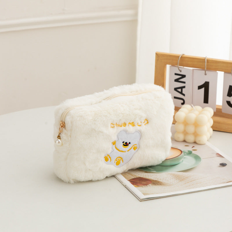 Plush Rabbit Cosmetic Bag - DippedShop Wholesale - #4739