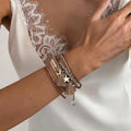 Boho Style Irregular Beaded Chain Bracelets 6W6JBR635