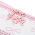 Cute Waterproof Bowknot Clear PVC Makeup Bag 6S5CO199